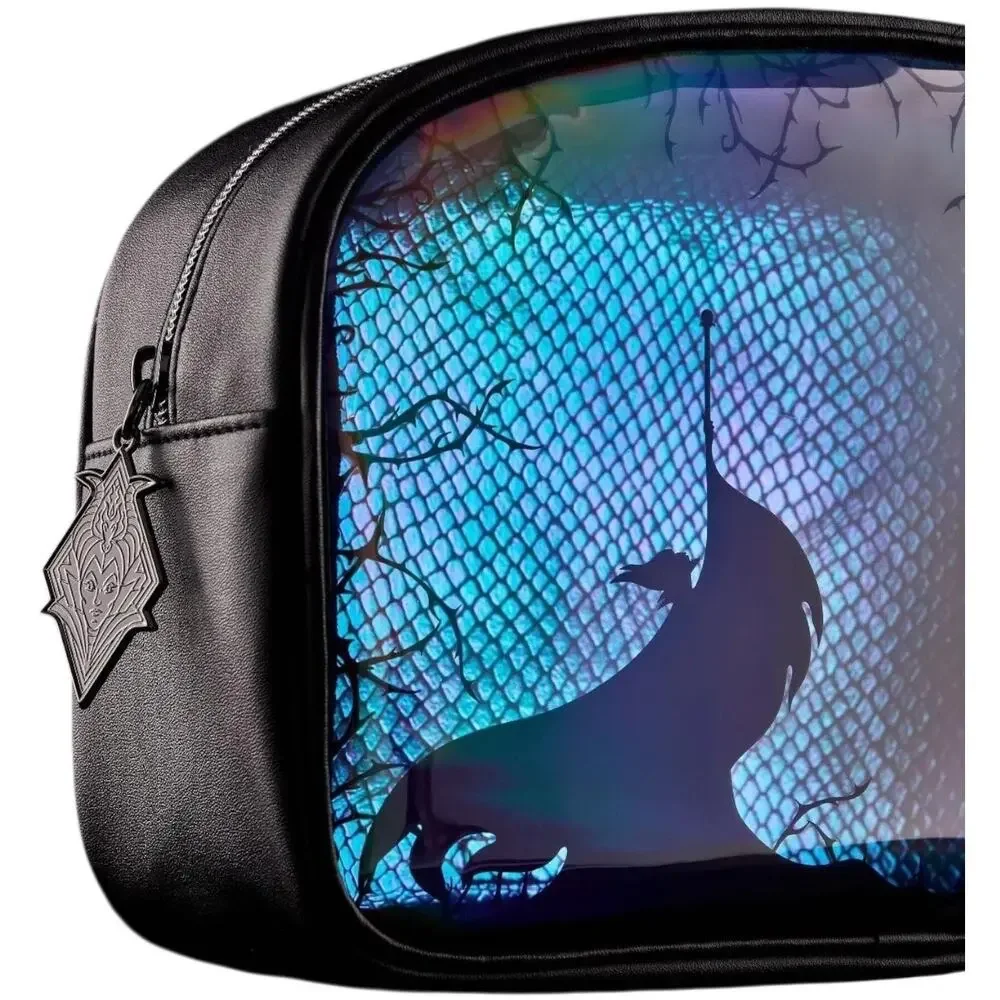 Disney Maleficent Cosmetic Bag Bath & Body Works Halloween Dragon Scale Goth BBW
